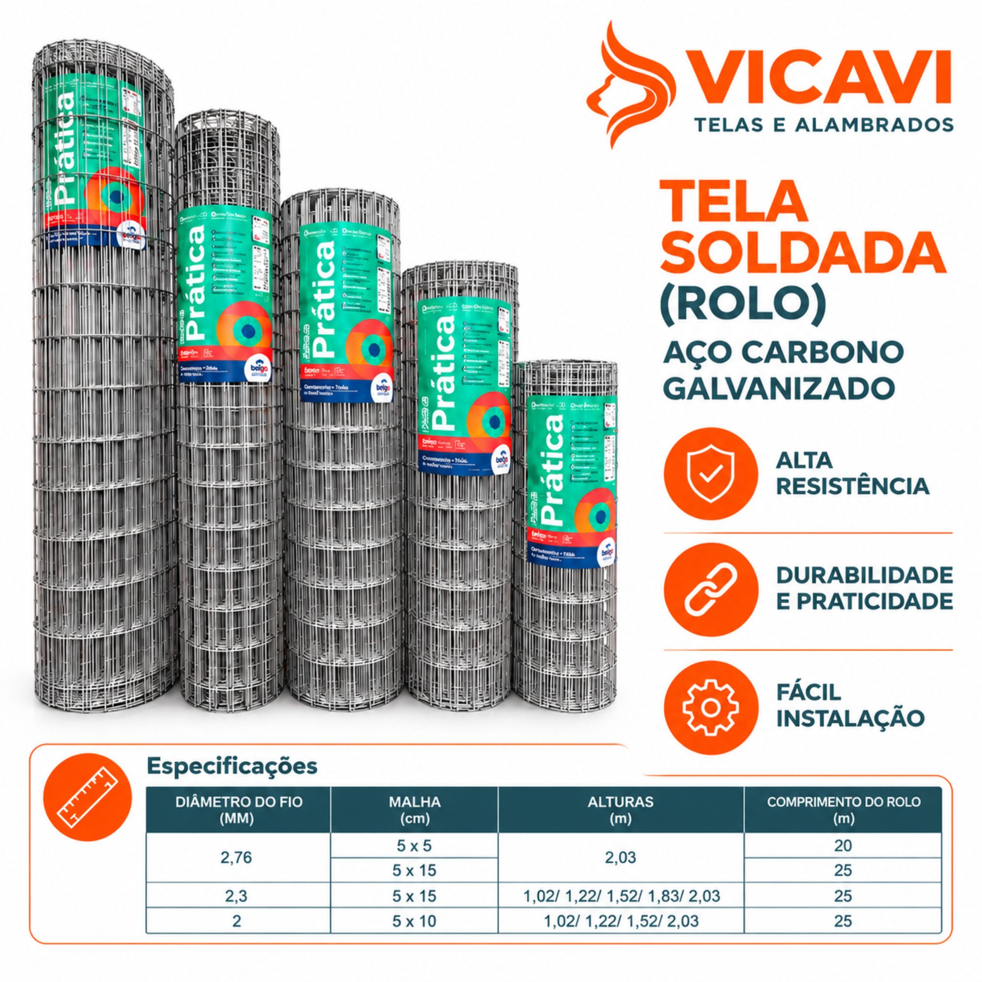 Tela Soldada Belgo